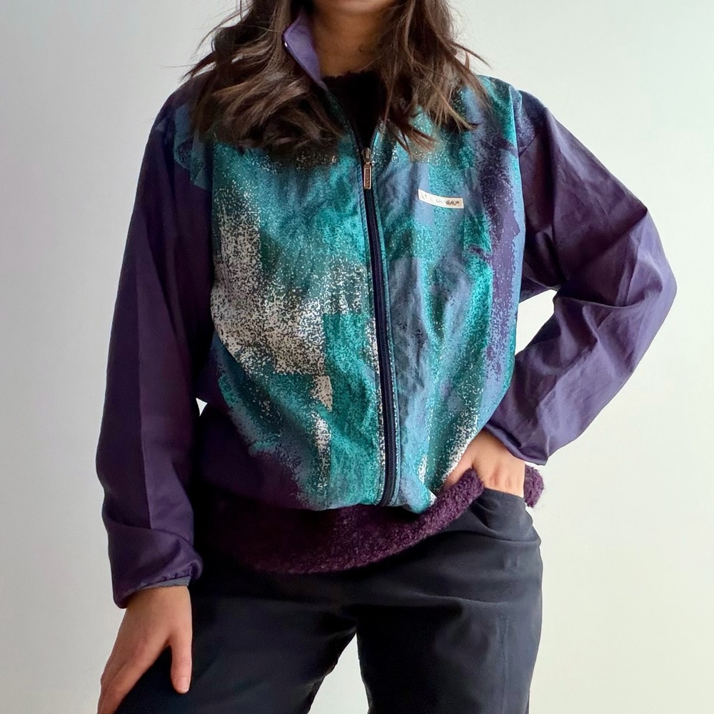 VINTAGE 90s retro Louis Garneau windbreaker - M - Picture 7 of 16